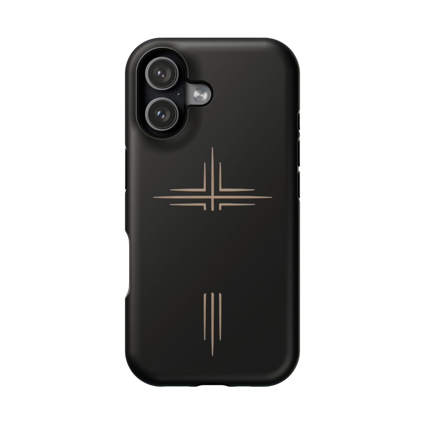 Black Impact-Resistant Cases with CROSSLINE Logo