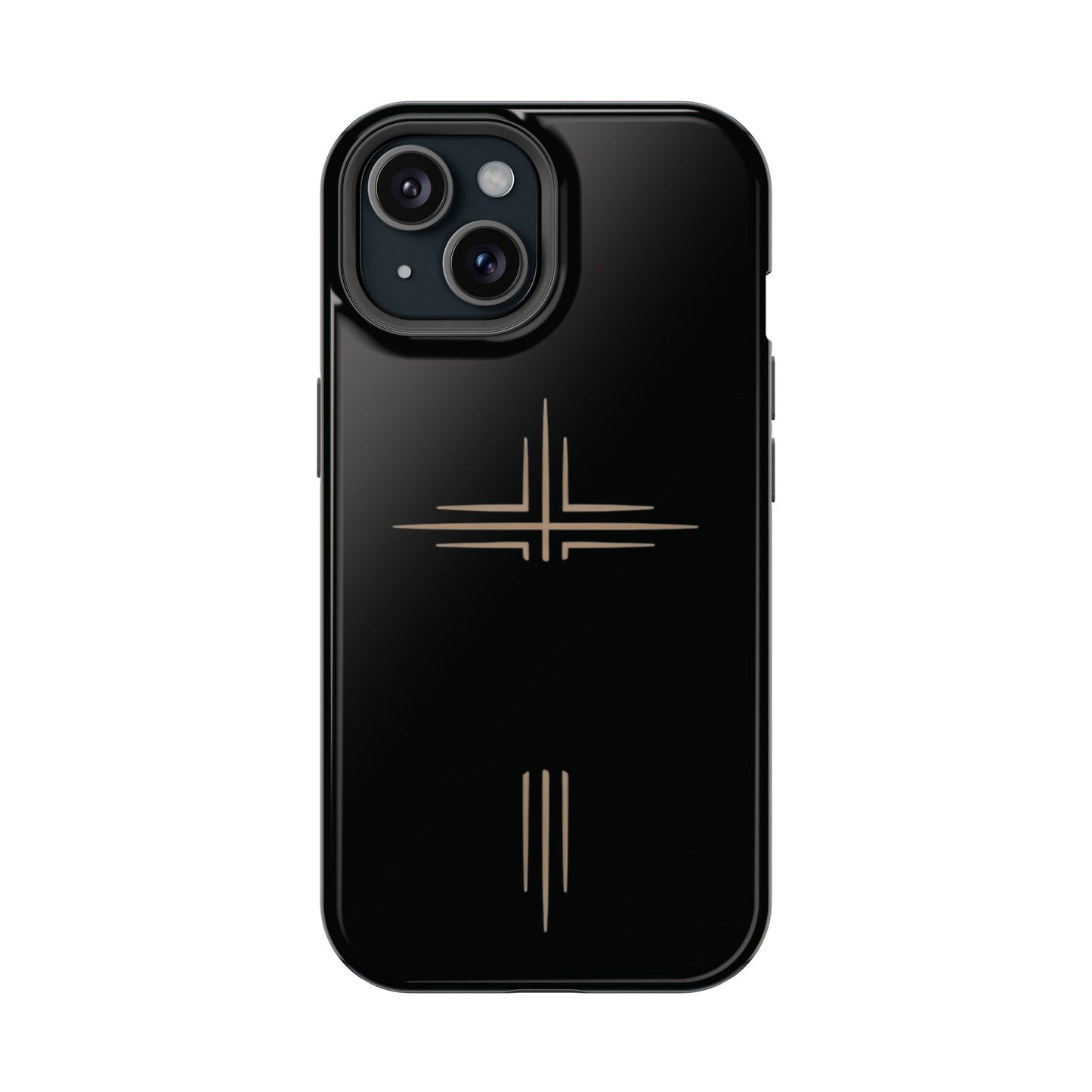 Black Impact-Resistant Cases with CROSSLINE Logo