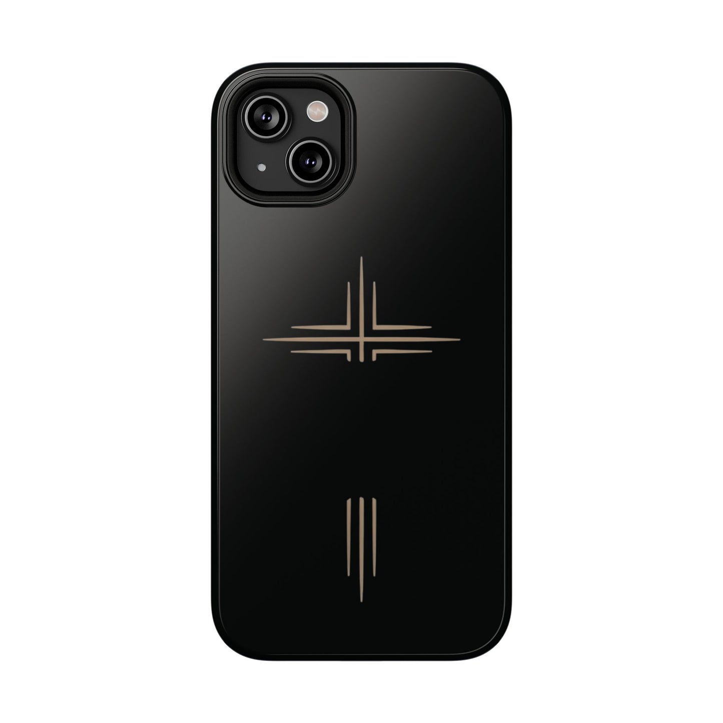 Black Impact-Resistant Cases with CROSSLINE Logo