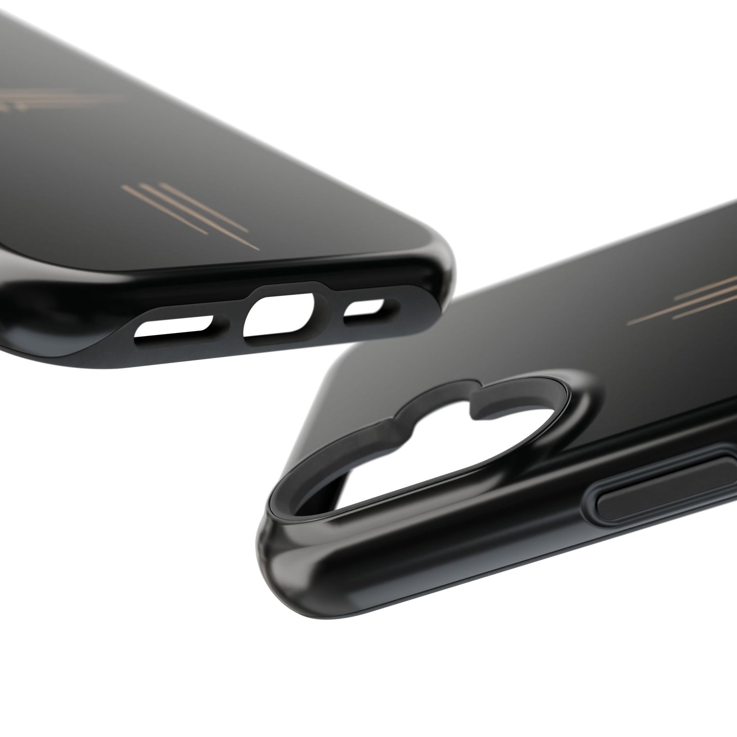 Black Impact-Resistant Cases with CROSSLINE Logo