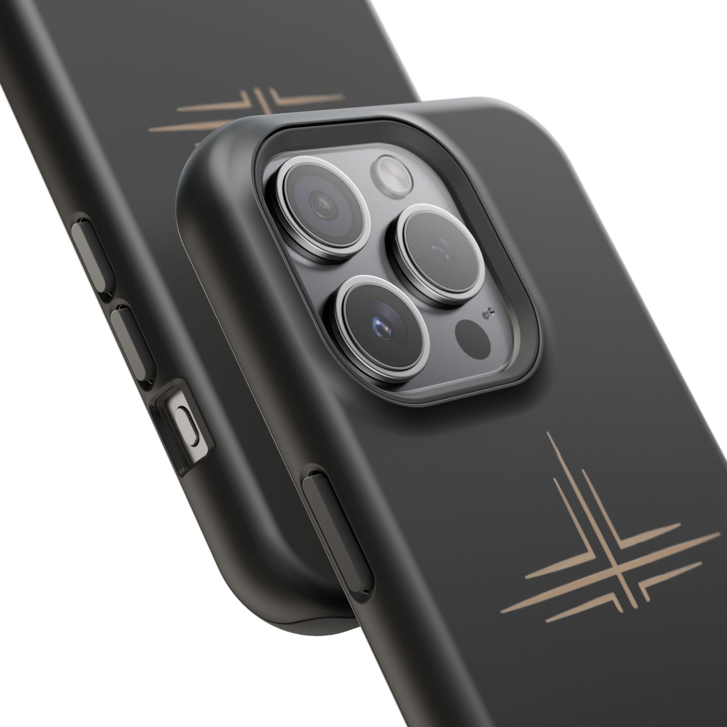 Black Impact-Resistant Cases with CROSSLINE Logo