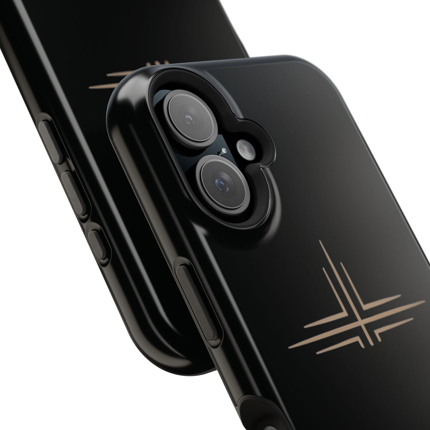 Black Impact-Resistant Cases with CROSSLINE Logo