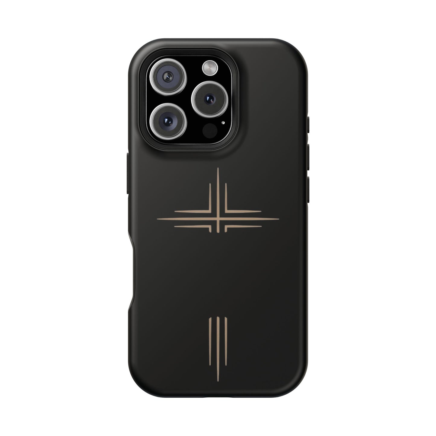 Black Impact-Resistant Cases with CROSSLINE Logo