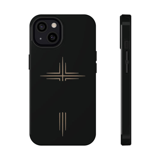 Black Impact-Resistant Cases with CROSSLINE Logo