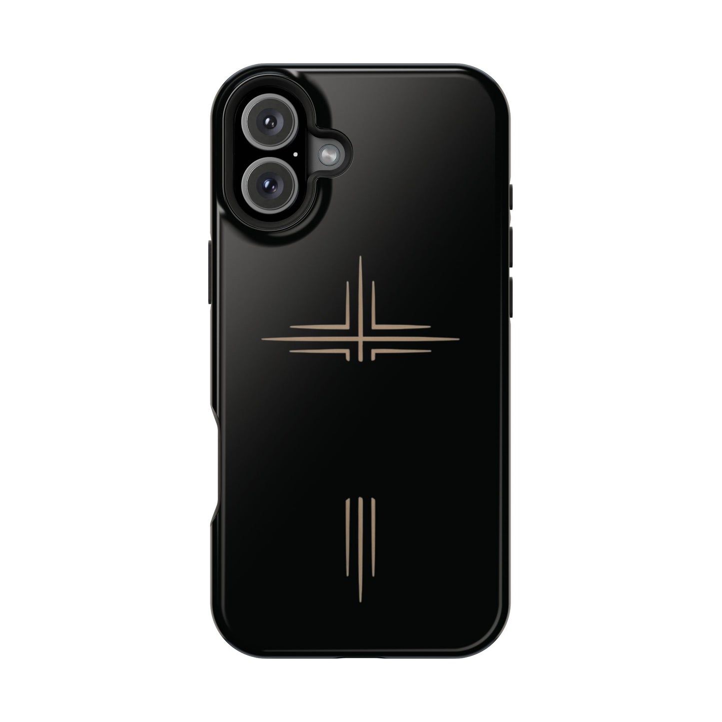 Black Impact-Resistant Cases with CROSSLINE Logo