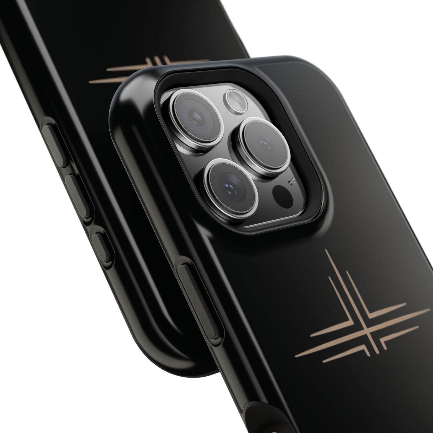 Black Impact-Resistant Cases with CROSSLINE Logo