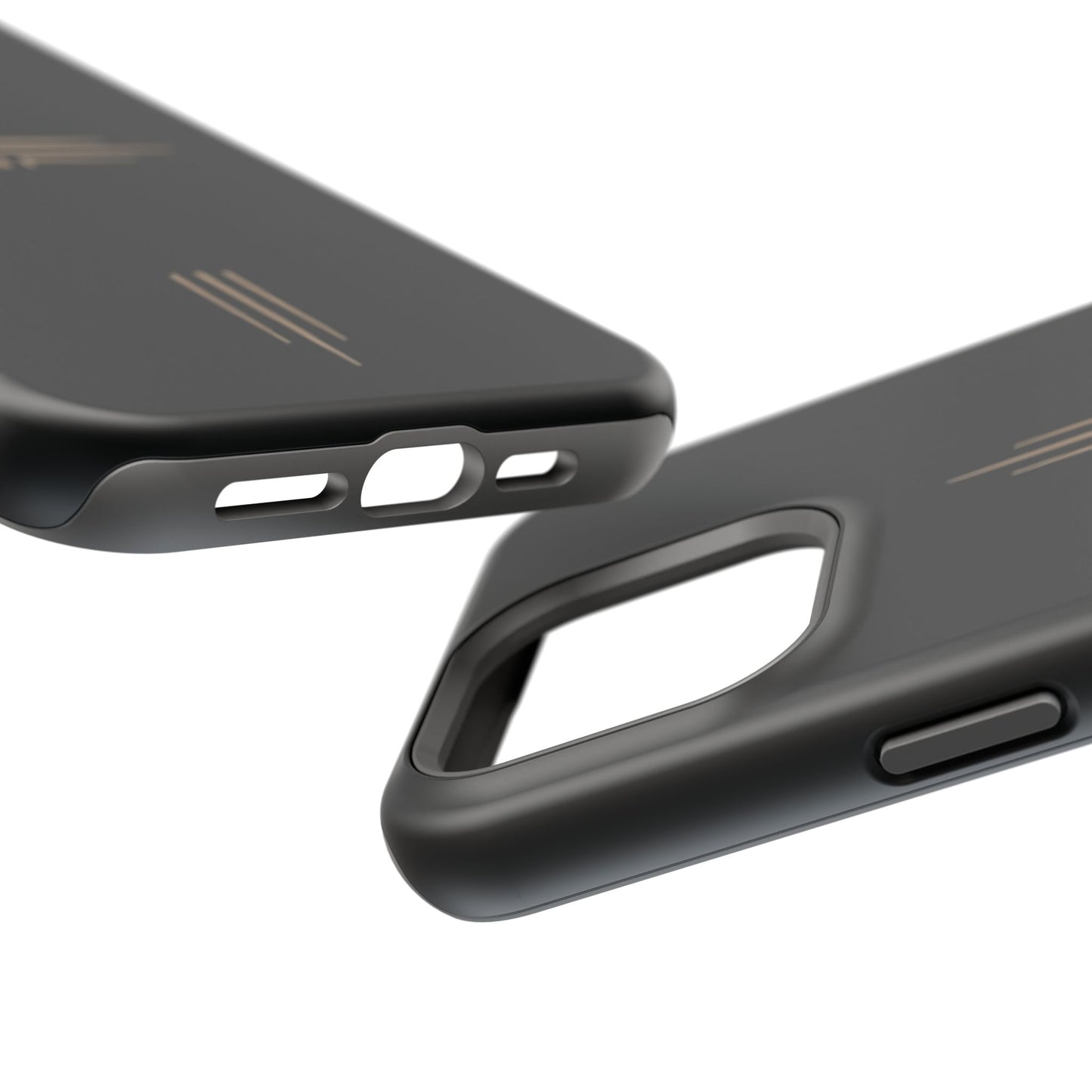 Black Impact-Resistant Cases with CROSSLINE Logo