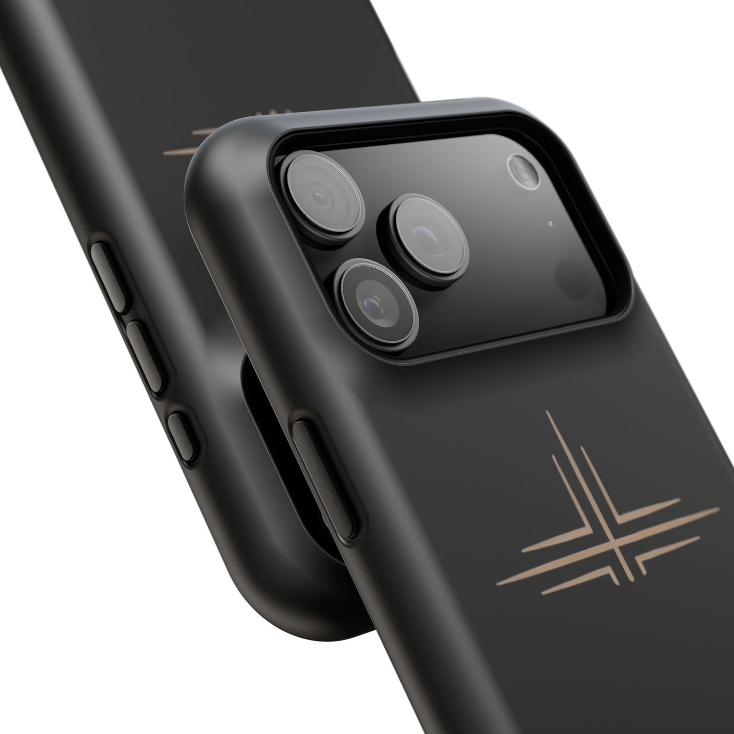 Black Impact-Resistant Cases with CROSSLINE Logo