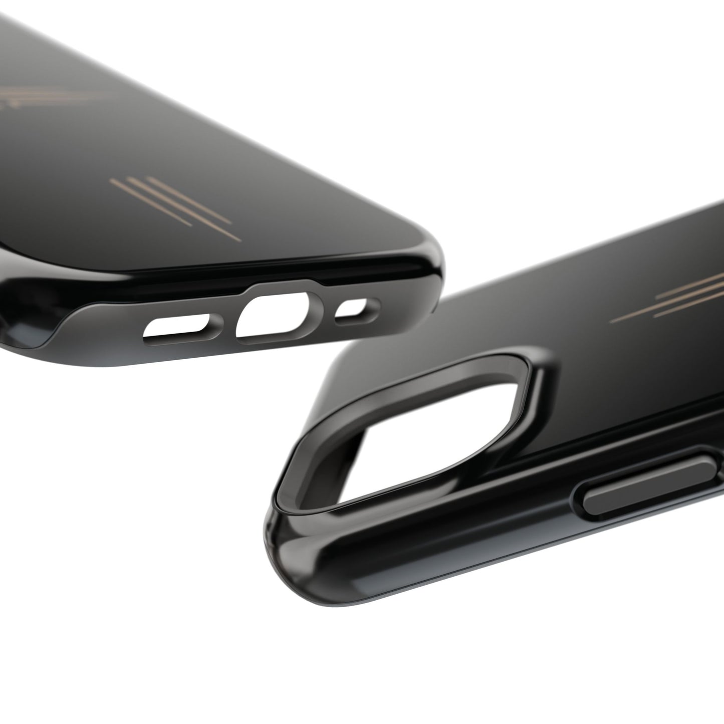 Black Impact-Resistant Cases with CROSSLINE Logo