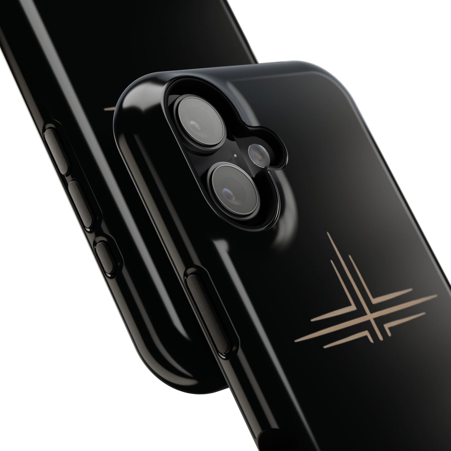 Black Impact-Resistant Cases with CROSSLINE Logo