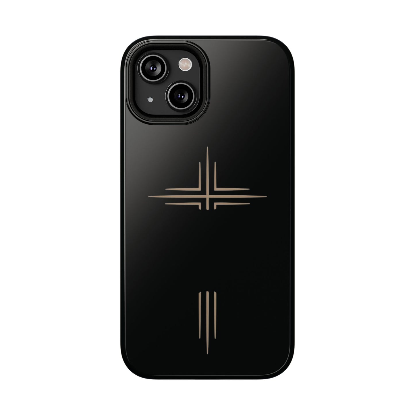 Black Impact-Resistant Cases with CROSSLINE Logo