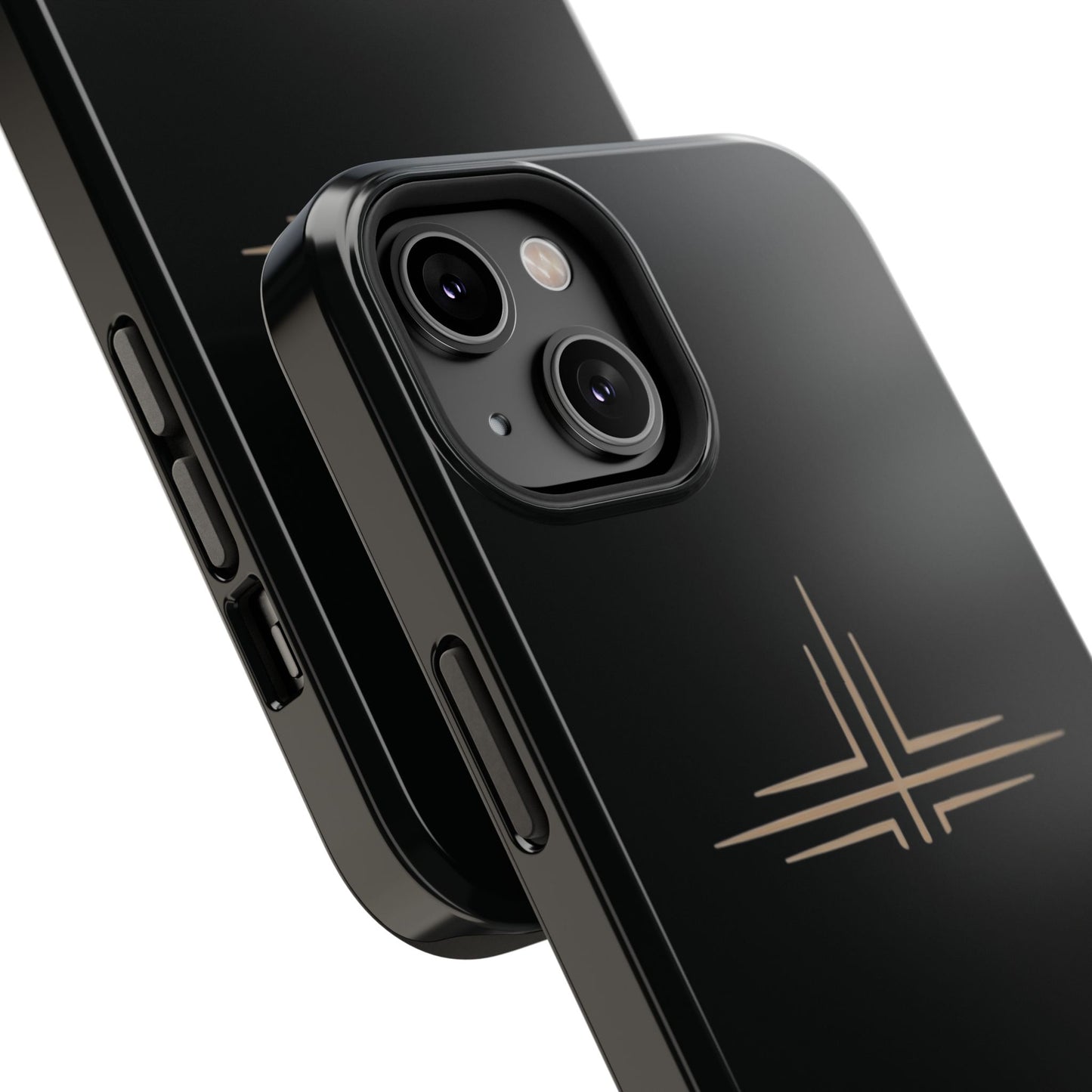 Black Impact-Resistant Cases with CROSSLINE Logo