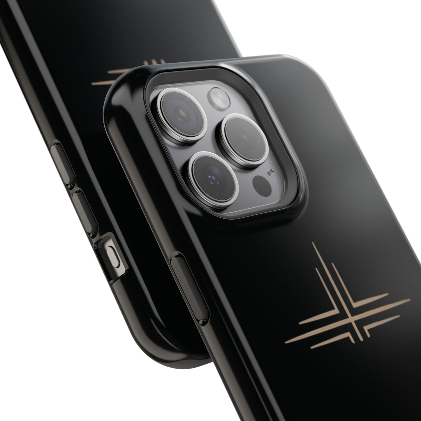 Black Impact-Resistant Cases with CROSSLINE Logo